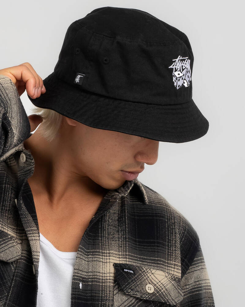 Stussy Two Dice Washed Bucket Hat for Mens