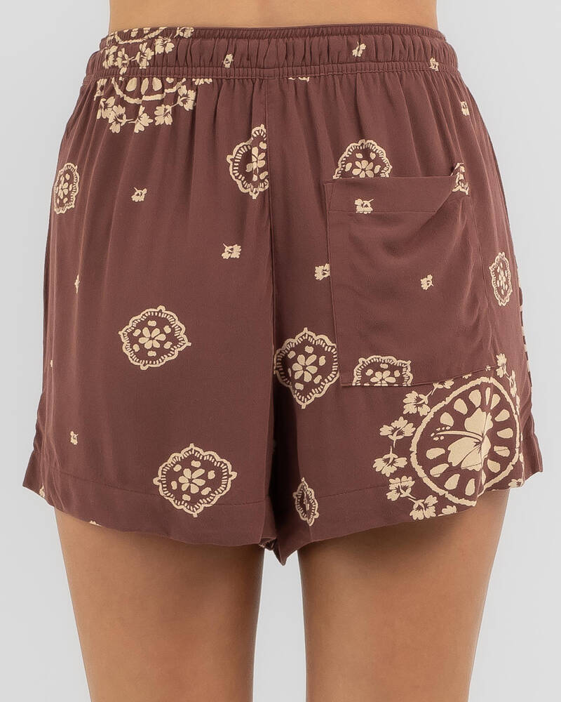 Roxy Lekeitio Break High Printed Shorts for Womens
