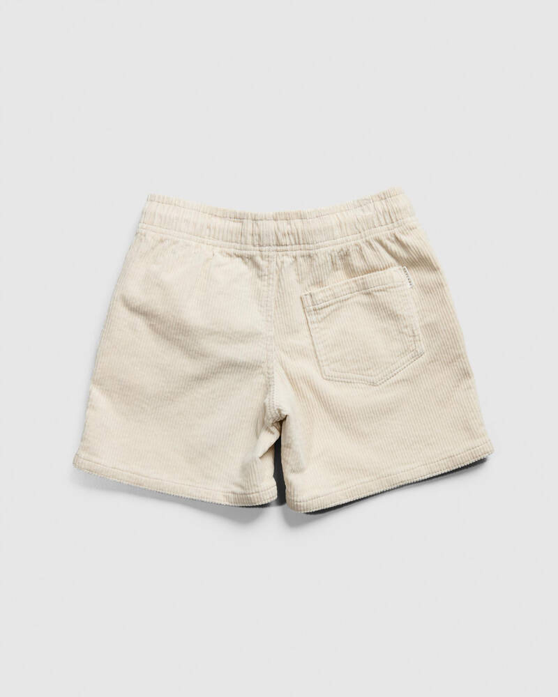 Skylark Toddlers' Cord Elastic Waist Shorts for Mens