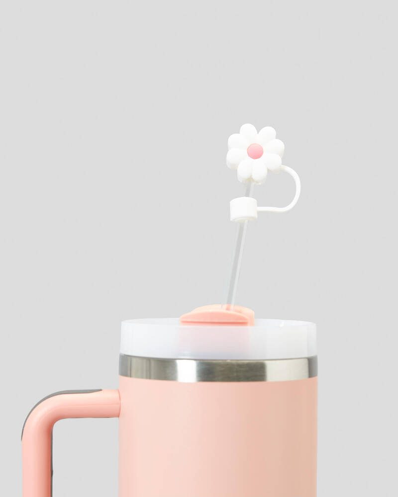 Get It Now Quencher Bottle Flower Straw Stopper for Unisex