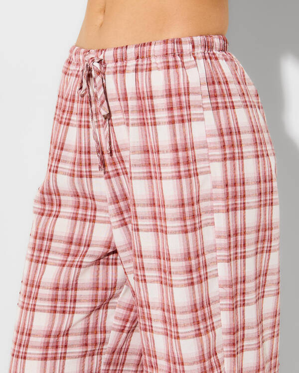 Rhythm Chelsea Check Pants for Womens