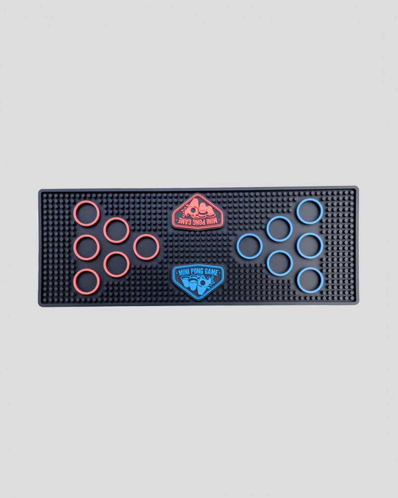 Get It Now Drinking Game Bar Mat Beer Pong for Mens