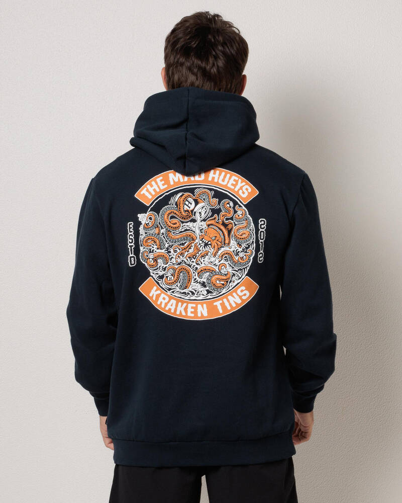 The Mad Hueys Tins Kraken Hoodie for Mens
