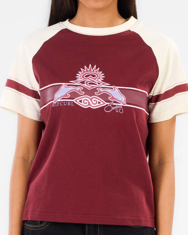 Rip Curl Girls' Dolphin Archive Relaxed T-Shirt for Womens