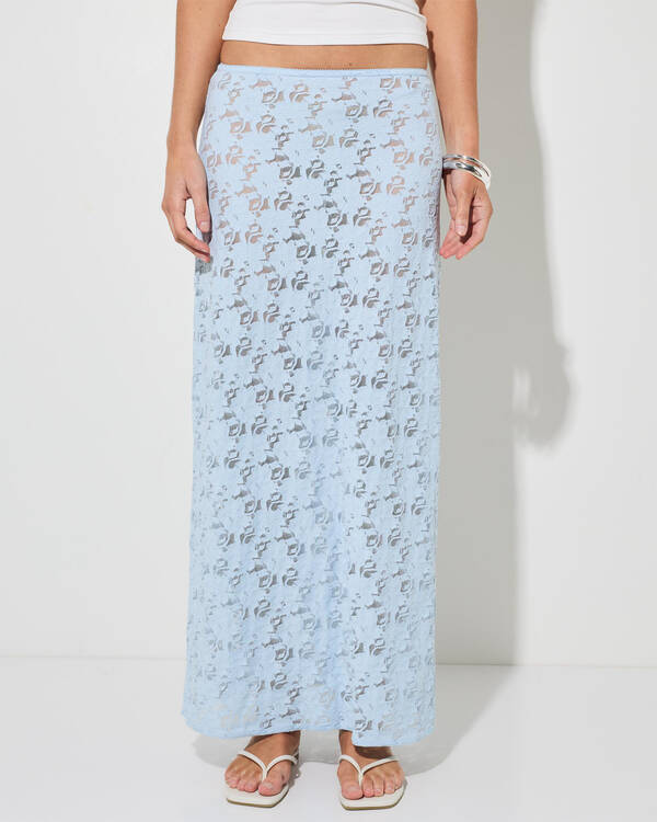 Meli French Lace Maxi Skirt