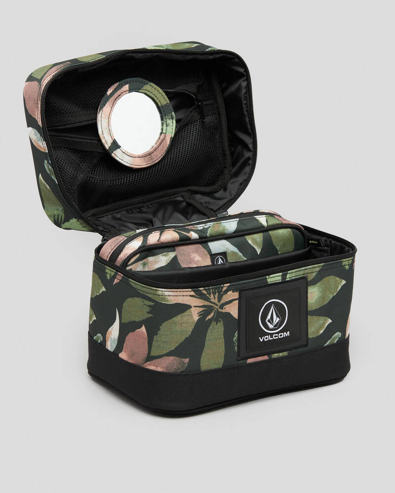 Volcom Patch Attack Deluxe Makeup Case Set for Womens