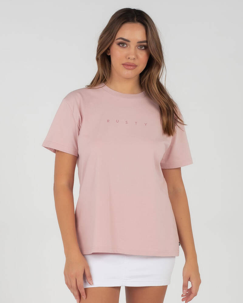 Rusty Logo T-Shirt for Womens