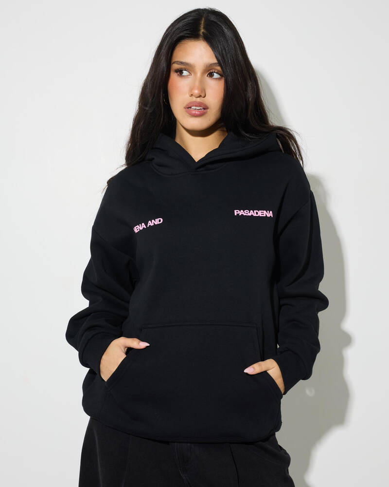Nena & Pasadena Neonix Relaxed Fit Hoodie for Womens