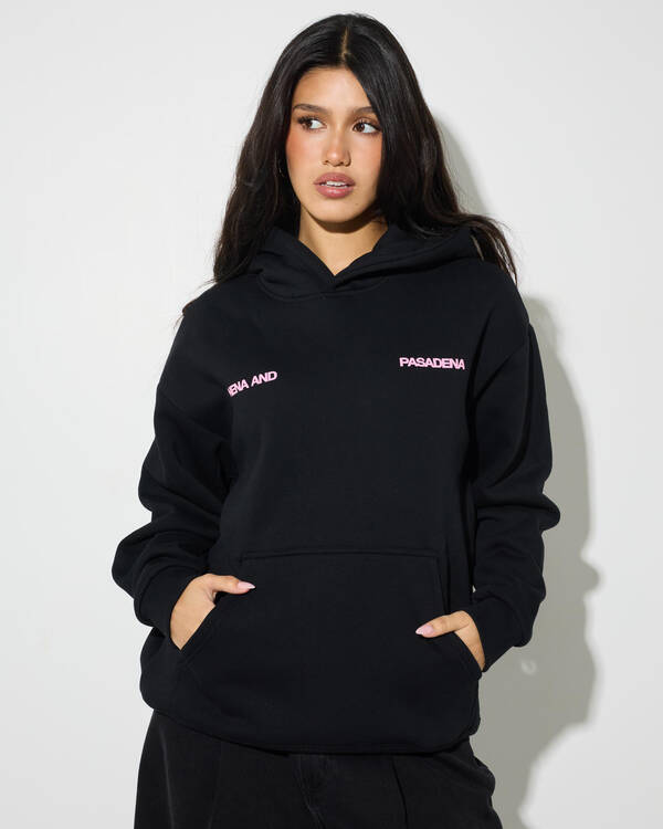 Nena & Pasadena Neonix Relaxed Fit Hoodie for Womens