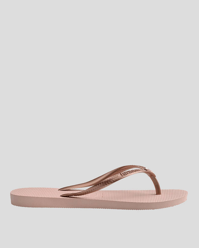 Havaianas Kids' Slim Crystal SW II Thongs for Womens