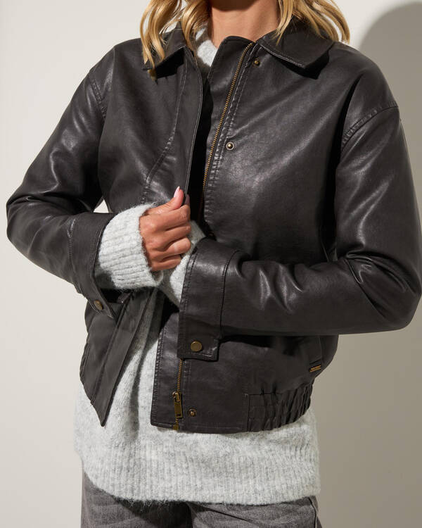 Ava And Ever Harley Faux Leather Jacket for Womens