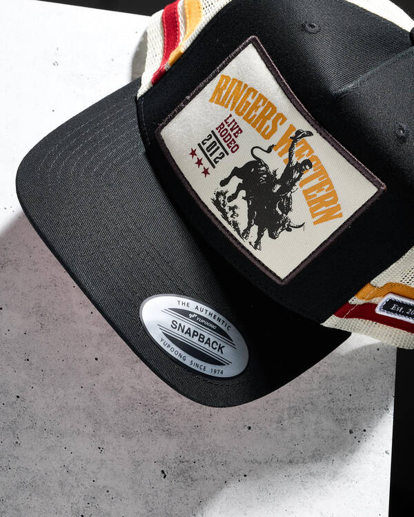 Ringers Western Live Rodeo Deep Fit Trucker Cap for Mens
