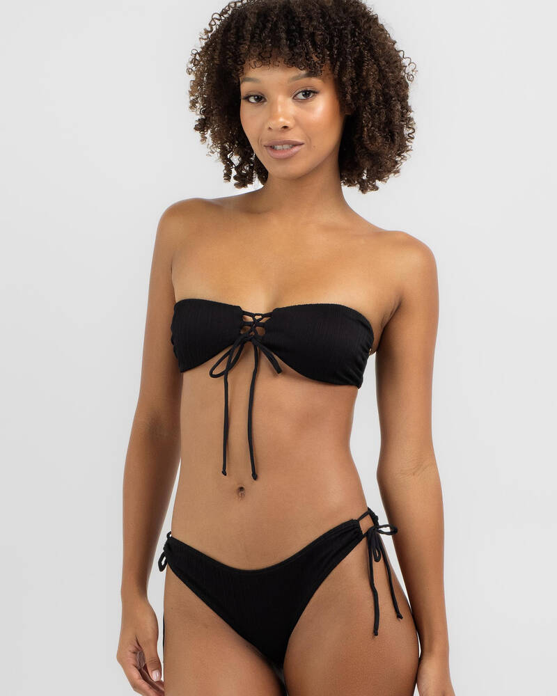 Kaiami Tilly Tie Bandeau Bikini Top for Womens