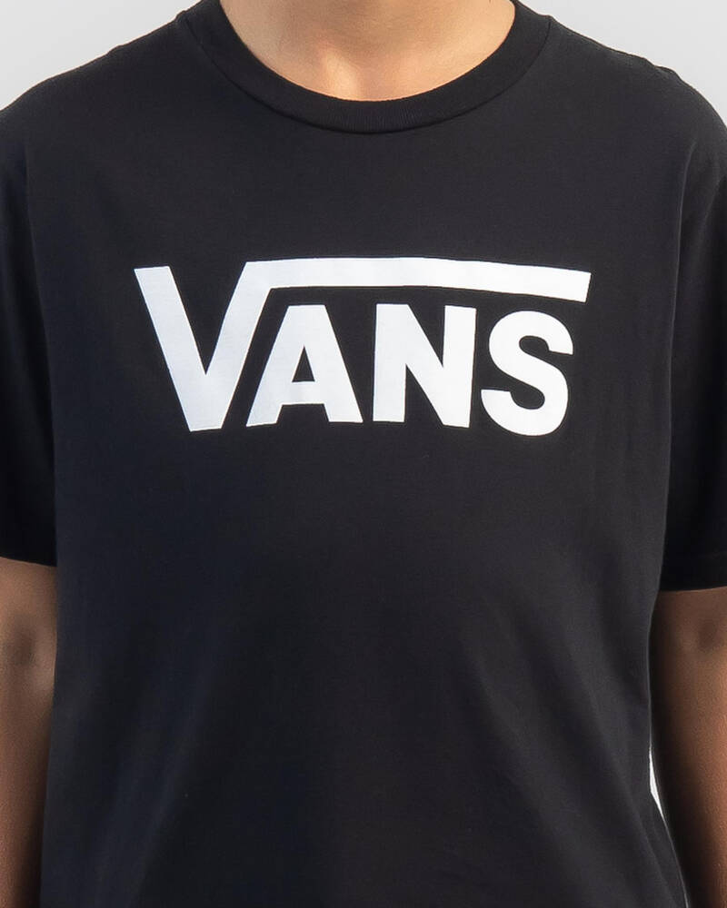 Vans Boys' Classic T-Shirt In Black/white FREE* Shipping Easy