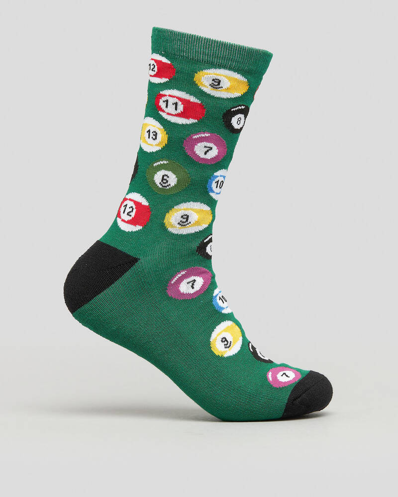 Lucid 8 Ball Crew Socks for Mens