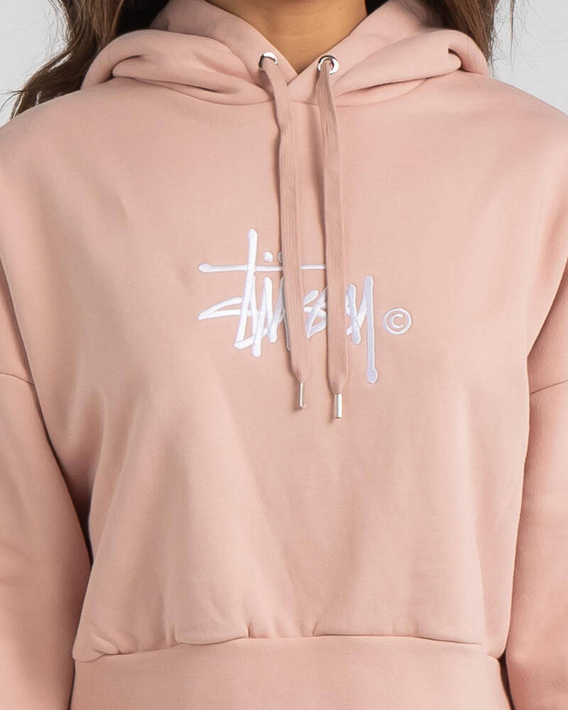 Stussy Graffiti Logo Hoodie for Womens