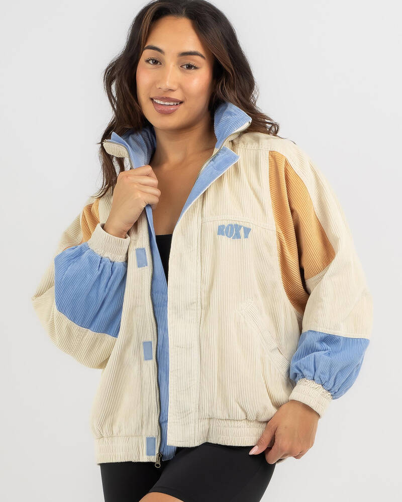 Roxy Strike A Cord Hooded Jacket for Womens