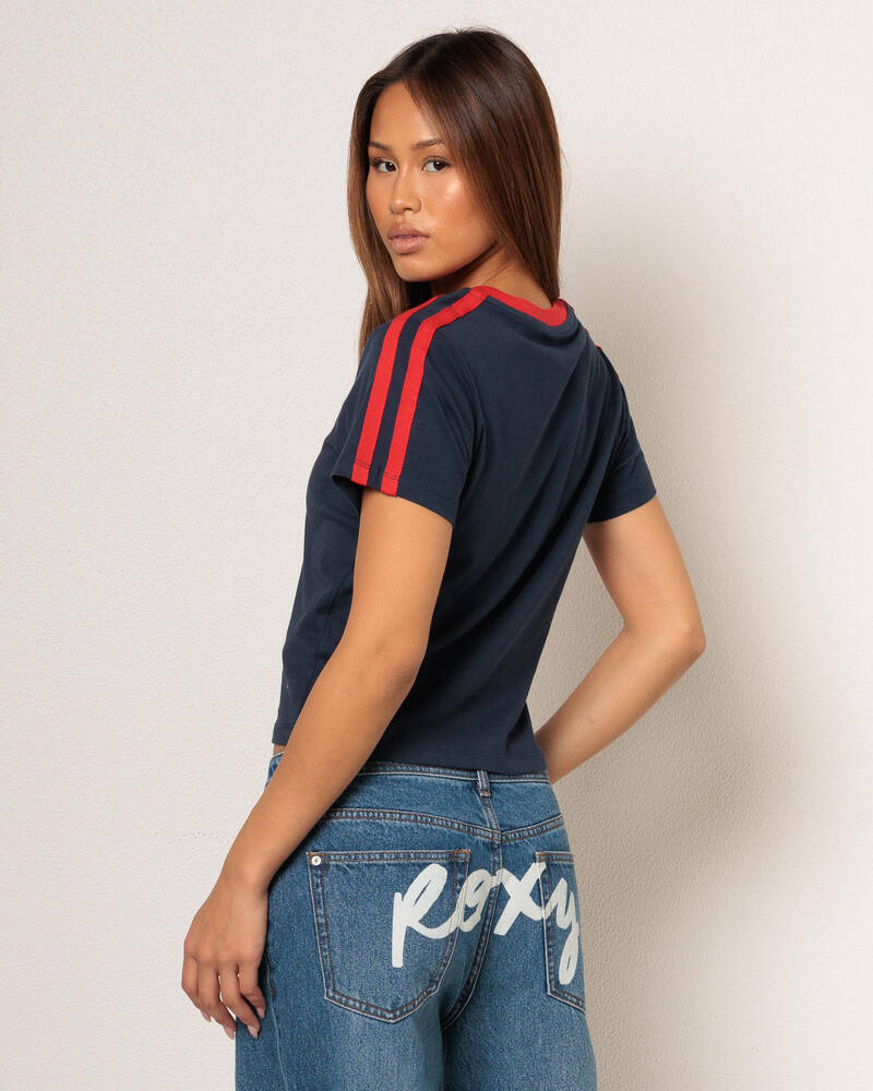 Roxy Game Time Baby Tee for Womens