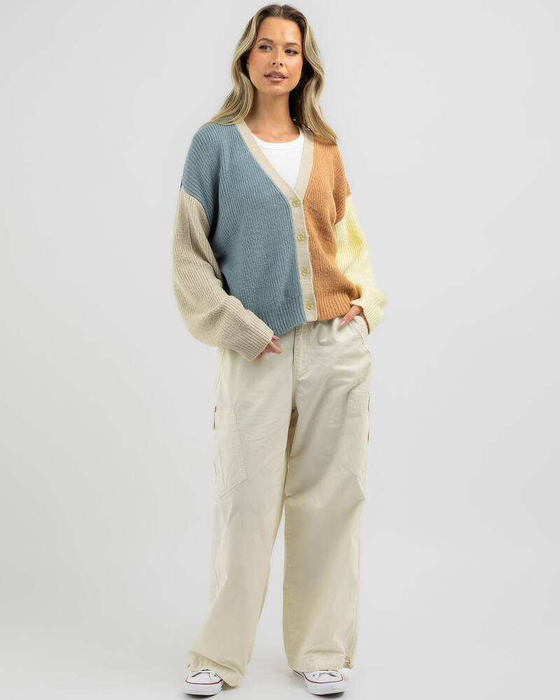 Rip Curl Block Party Knit Cardigan for Womens