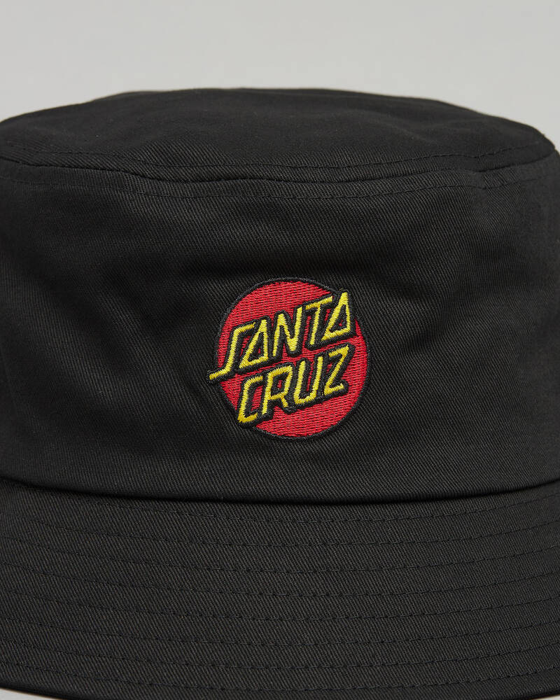 Santa Cruz Classic Dot Bucket Hat for Mens