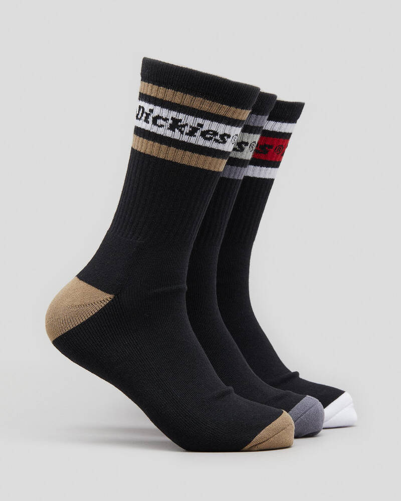 Dickies Madison Heights Crew Socks 3 Pack for Mens