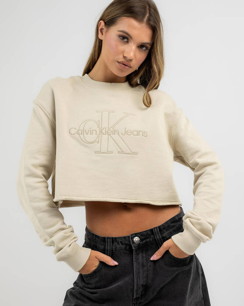 Calvin Klein Monologo Sweatshirt for Womens