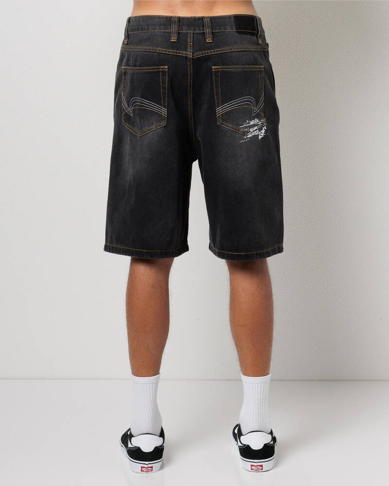 Rip Curl Inner Visions Denim Walk Shorts for Mens