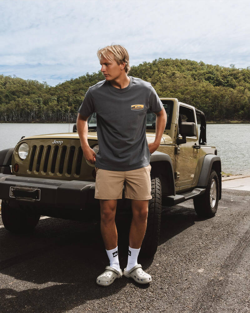 Skylark Bind Elastic Waist Shorts for Mens