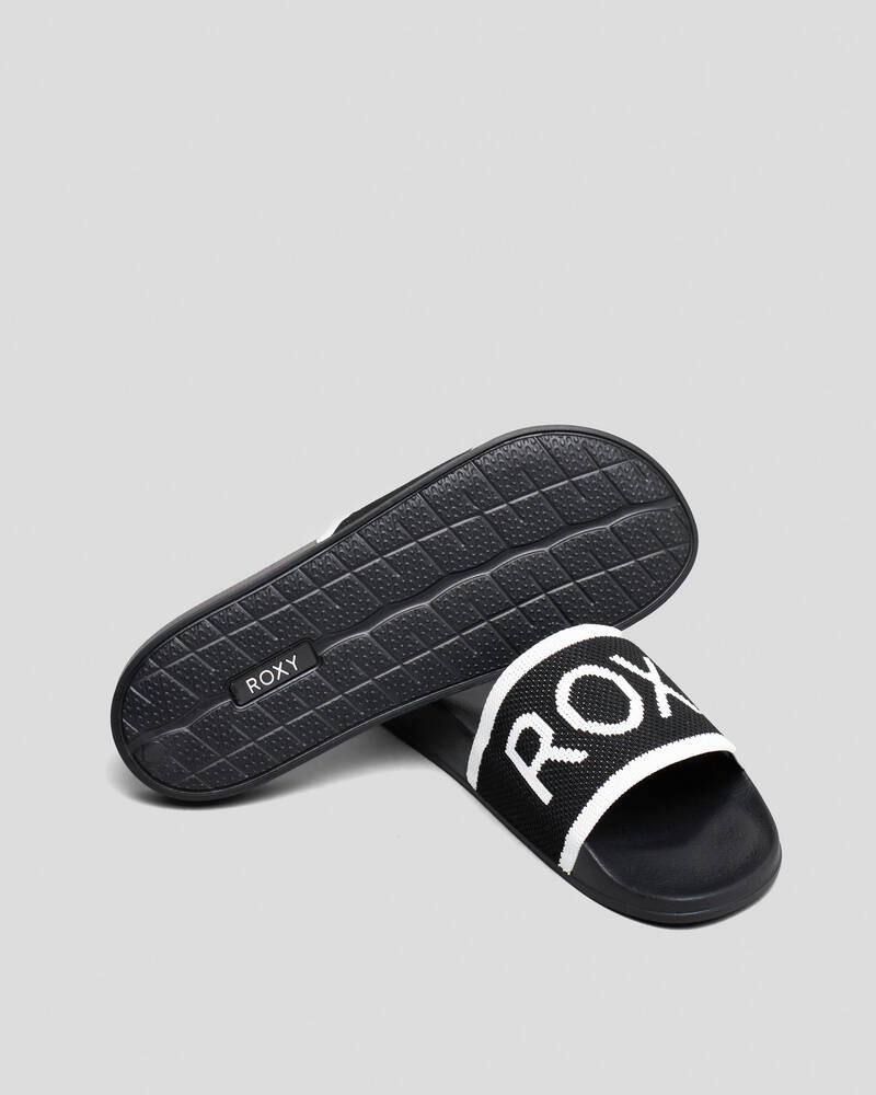 Roxy Slippy Knit Slide Sandals for Womens