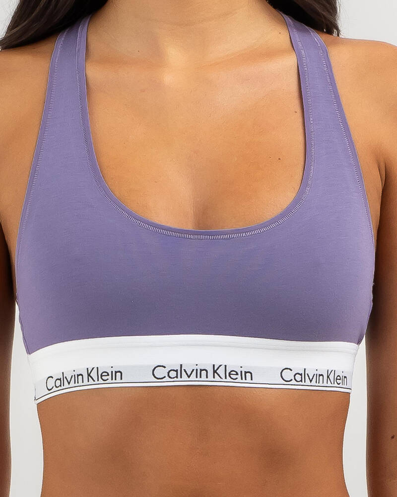 Calvin Klein Modern Cotton Unlined Bralette for Womens