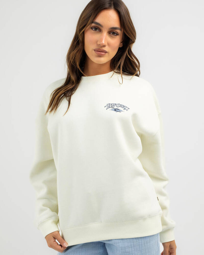 Rip Curl Re-Issue Heritage Crewneck Sweatshirt for Womens