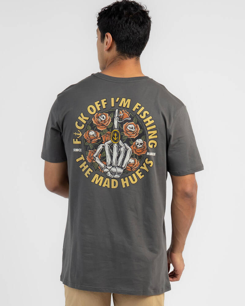 The Mad Hueys Fk Off I'm Fishing Again T-Shirt for Mens