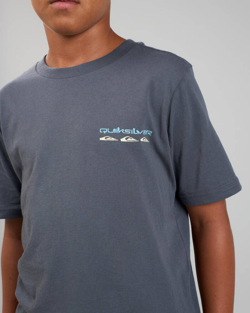 Quiksilver Boys' Stacked Line Up T-Shirts for Mens