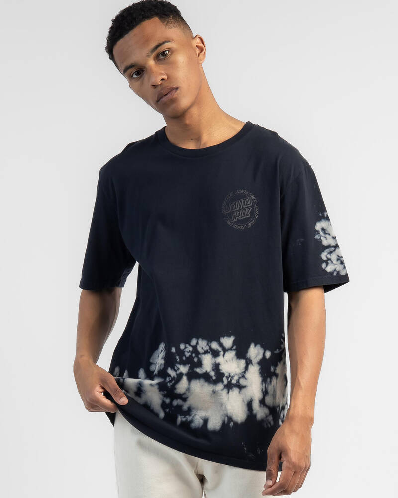 Santa Cruz Ringed Dot Mono Tie Dye T-Shirt for Mens
