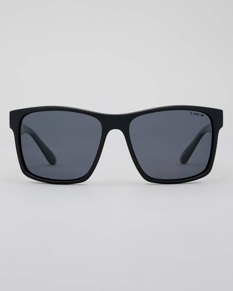 Liive Kerbox Polarised Matte Black Sunglasses for Mens image number null