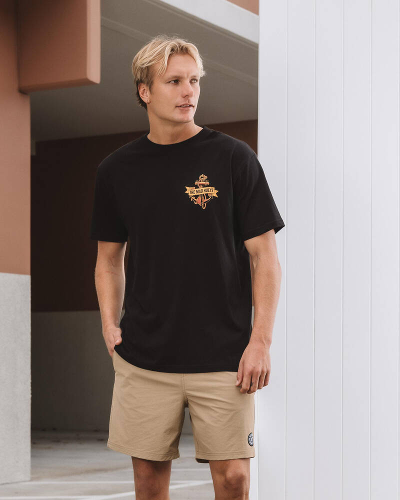 The Mad Hueys Flame Anchor T-Shirt for Mens