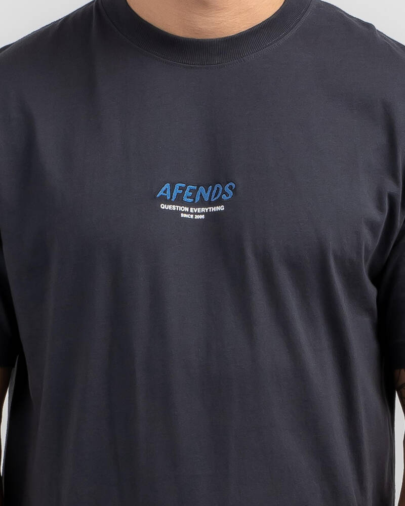 Afends Message Retro Fit T-Shirt for Mens