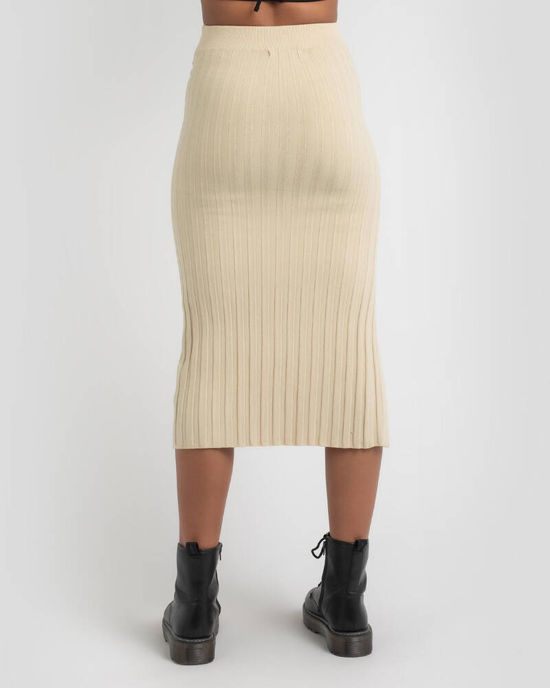 Ava And Ever Halsey Knit Midi Skirt for Womens