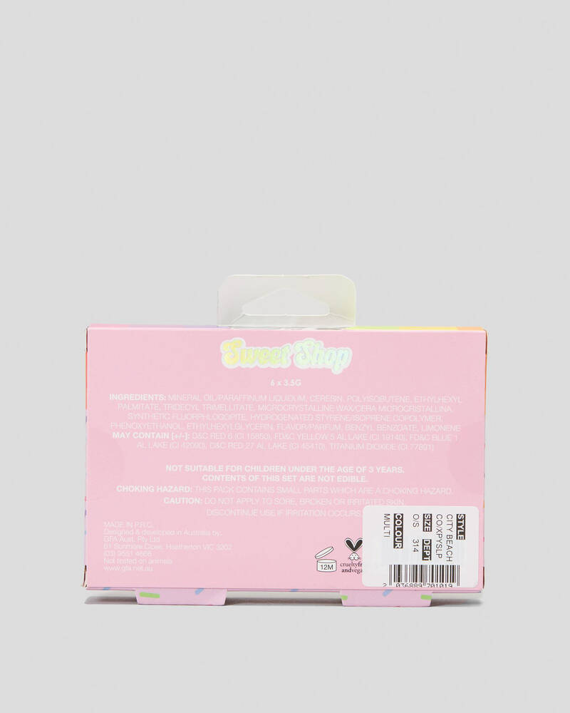 Mooloola Sweet Shop Candy Scented Lip Balm Pack for Womens