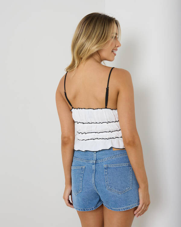 Ava And Ever Zully Ruche Top for Womens