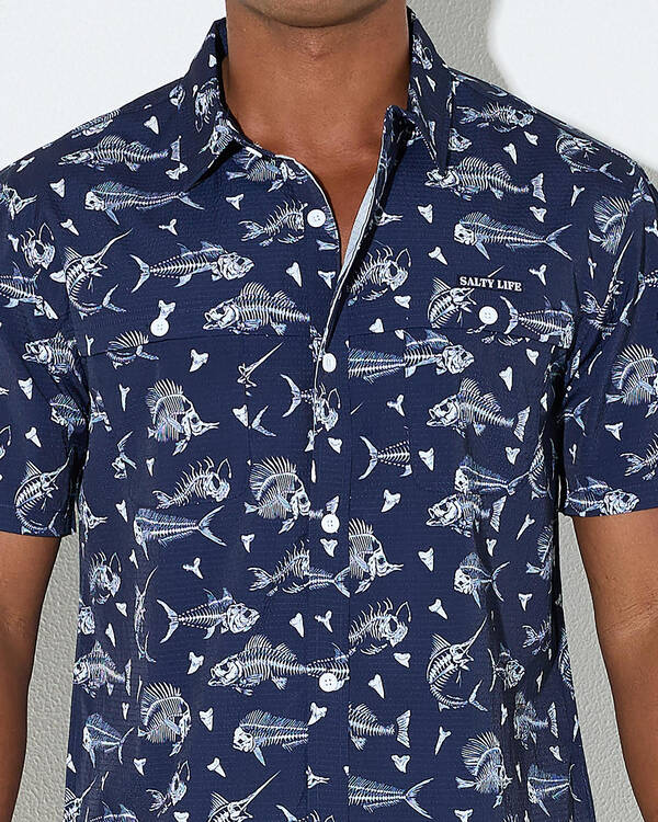 Salty Life Offshore Short Sleeve Shirt for Mens