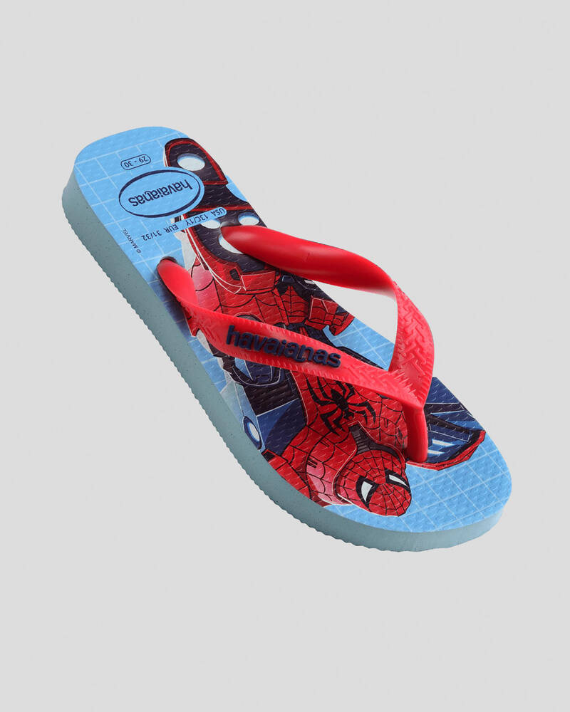 Havaianas Kids Top Marvel Spiderman Thongs for Mens