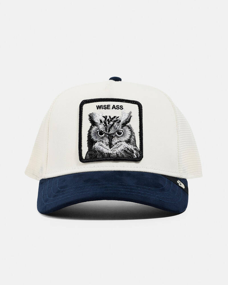 Goorin Bros Suede Wise Owl Trucker Cap for Mens