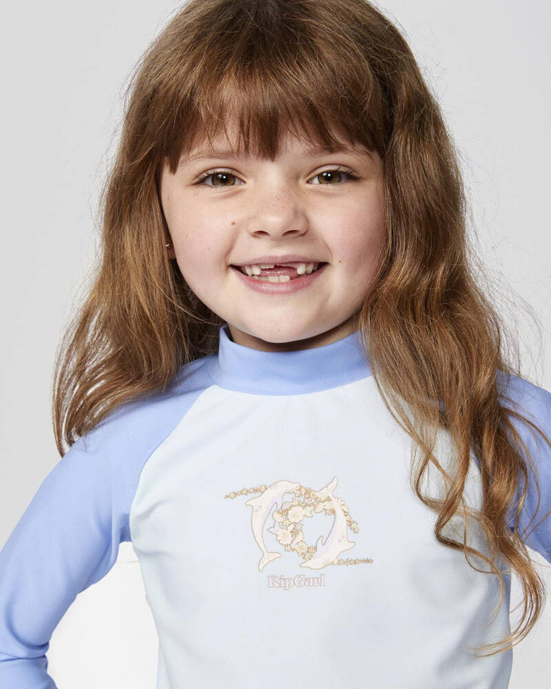 Rip Curl Toddlers' Moonflower Long Sleeve Rash Vest Set for Womens
