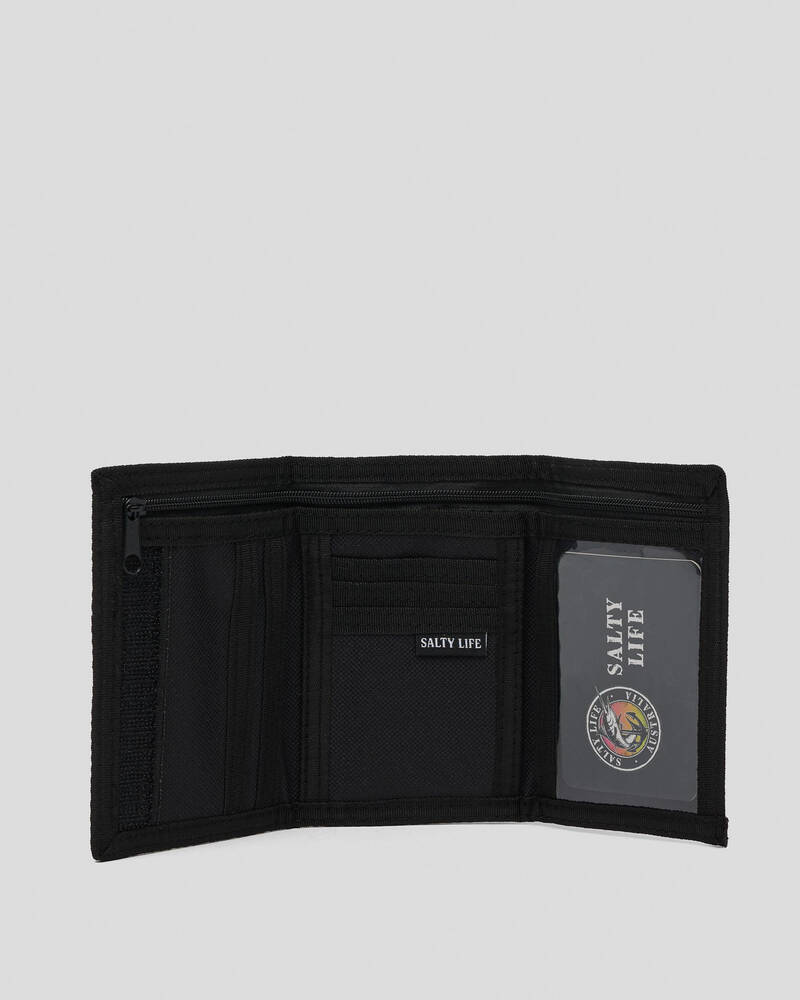 Salty Life Oceans Velcro Wallet for Mens