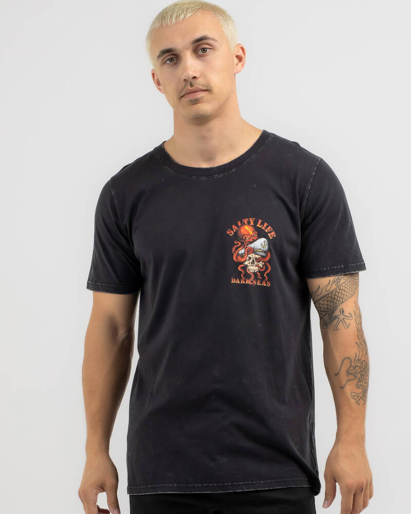 Salty Life Abyss T-Shirt for Mens