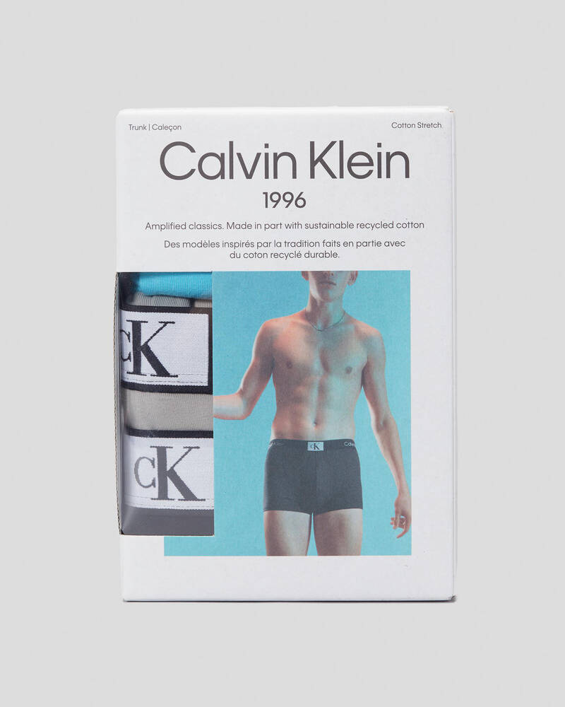 Calvin Klein 1996 Trunks 3 Pack for Mens