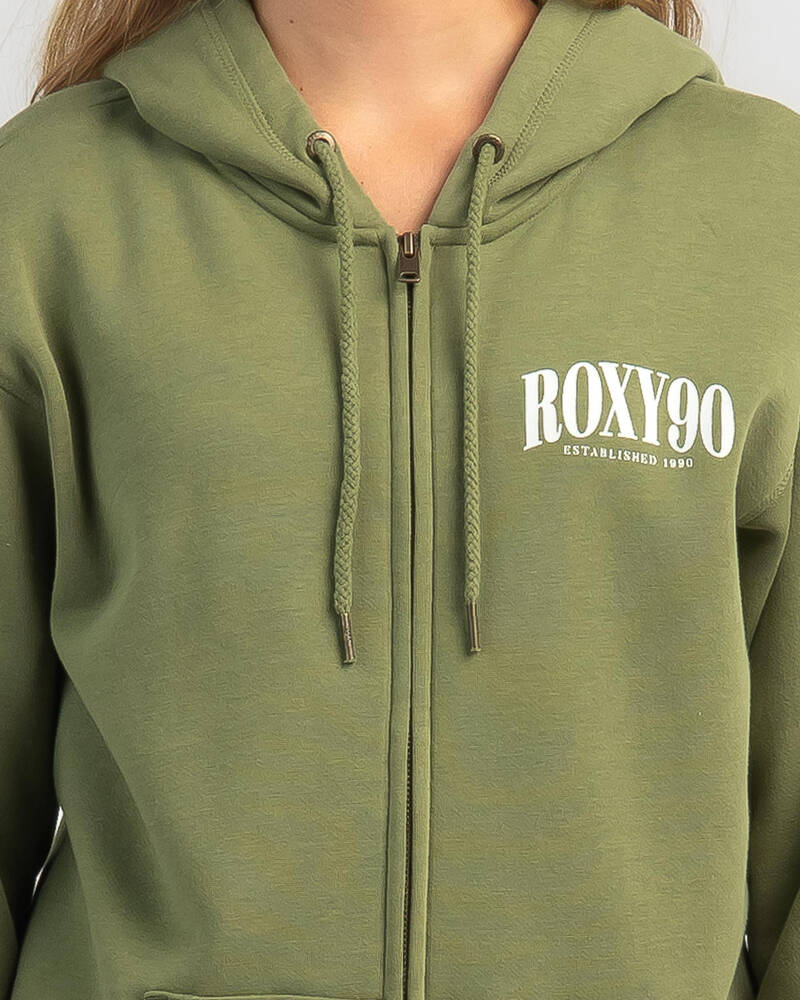 Roxy Surf Stoked Zip Through Hoodie for Womens