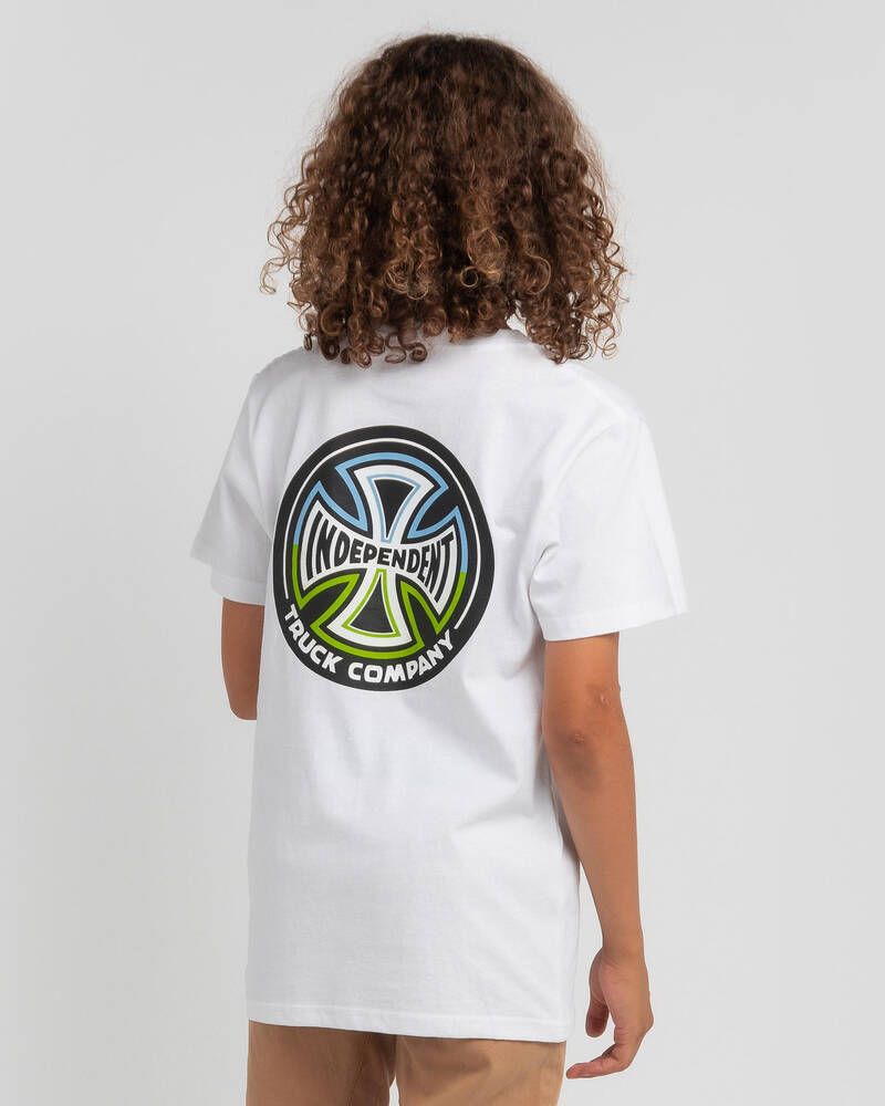 Independent Boys' Split Cross T-Shirt for Mens