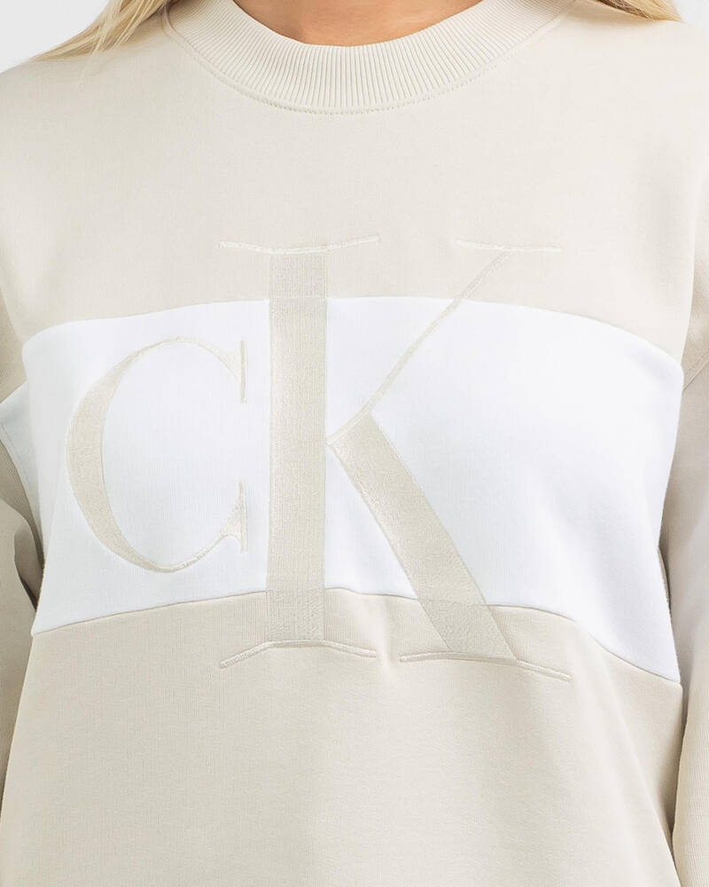 Calvin Klein Blocking Sweatshirt for Womens